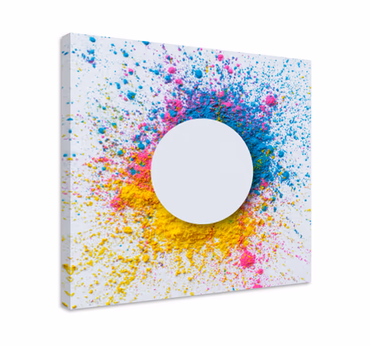 Cornice quadro ornamentale esplosione di colori - TenStickers