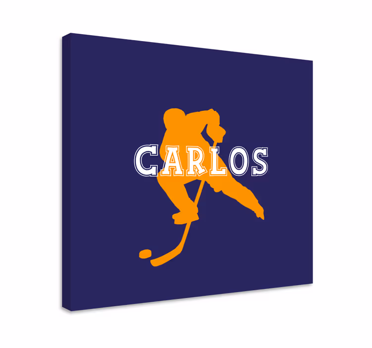 Quadri sportivi giocatore di hockey su ghiaccio - TenStickers