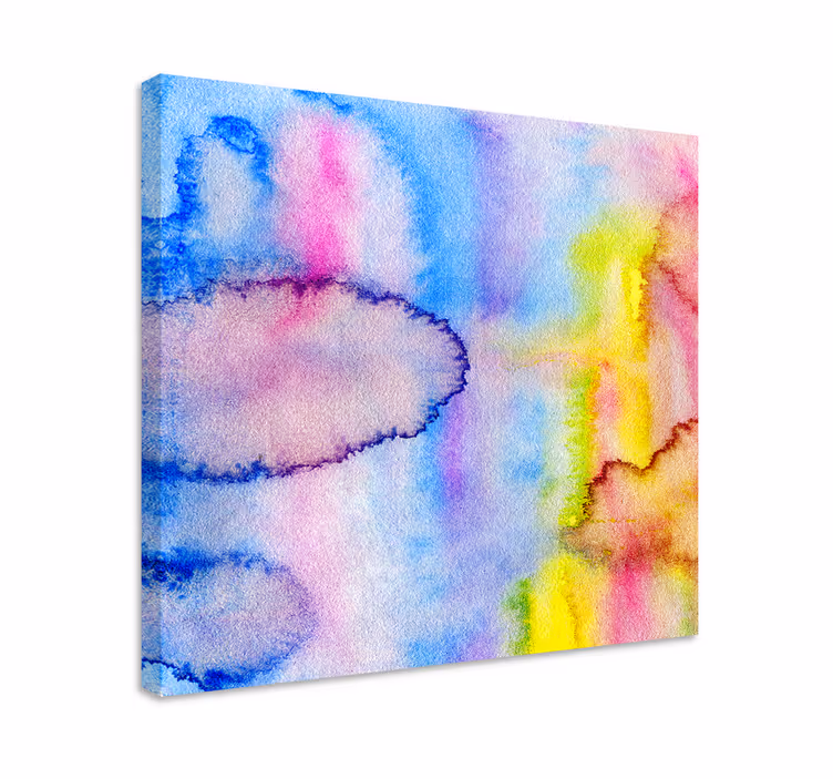 Dipinto astratto sfumature acquerello colorate - TenStickers