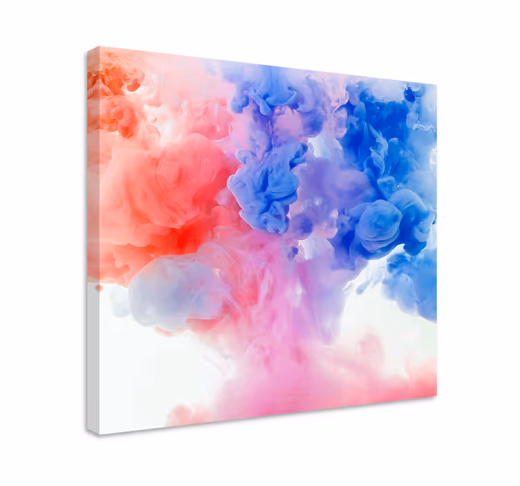Dipinto astratto vortici di nuvole colorate - TenStickers