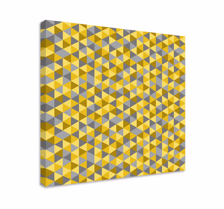 Dipinto geometrico insieme di triangoli geometrici - TenStickers