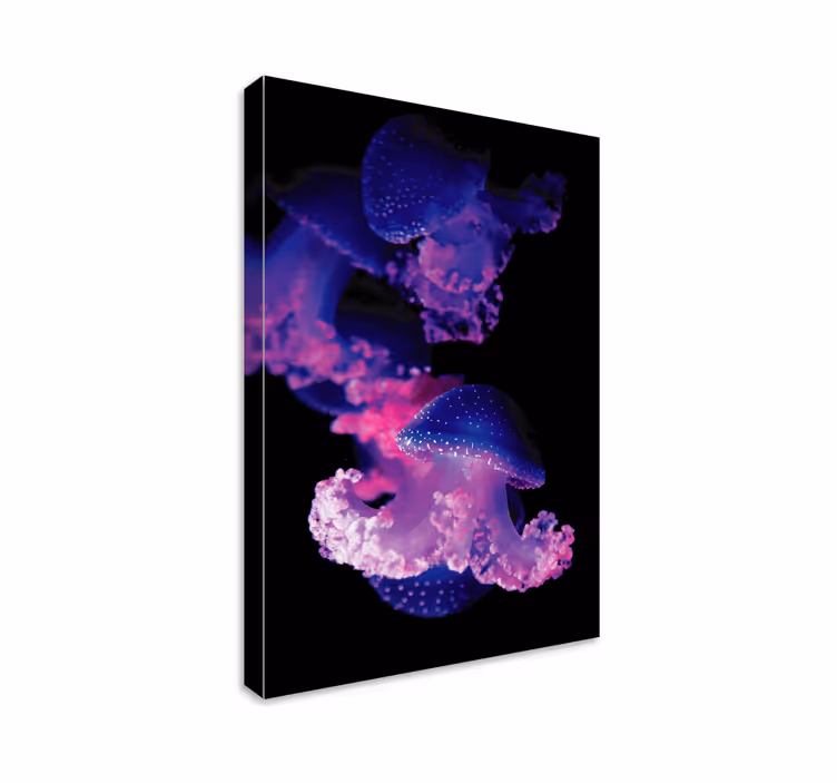 Quadro moderno Medusa viola - TenStickers