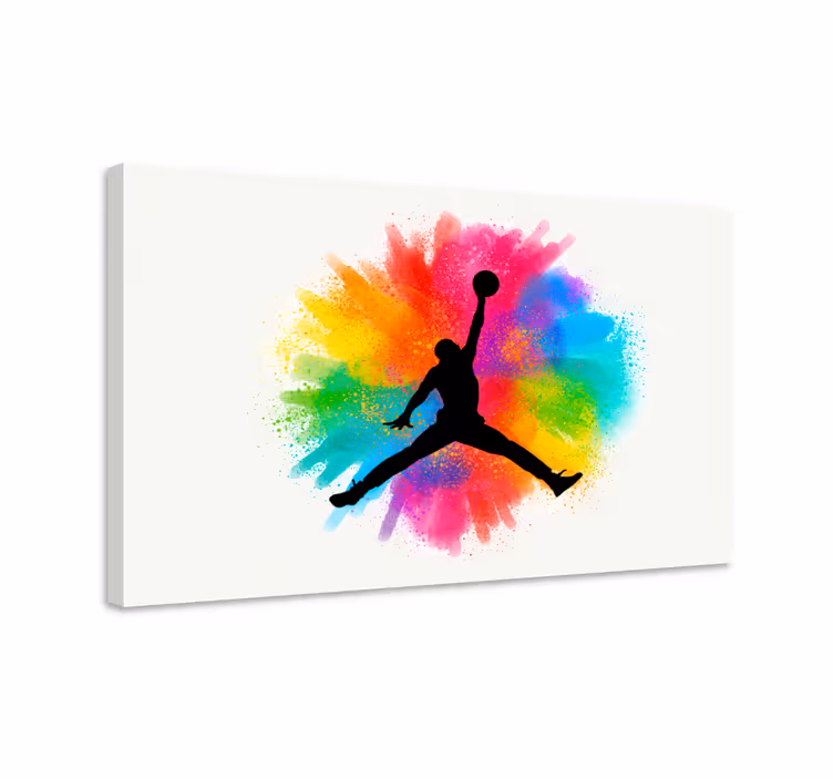 Quadri sportivi giocatore di basket energico - TenStickers