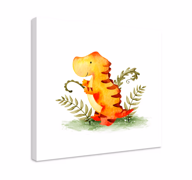 Dipinto con dinosauri dinosauro baby incantevole - TenStickers