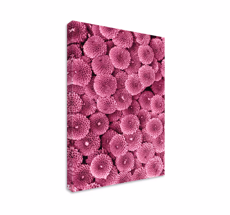 Dipinto con fiori e piante motivi floreali vivaci - TenStickers