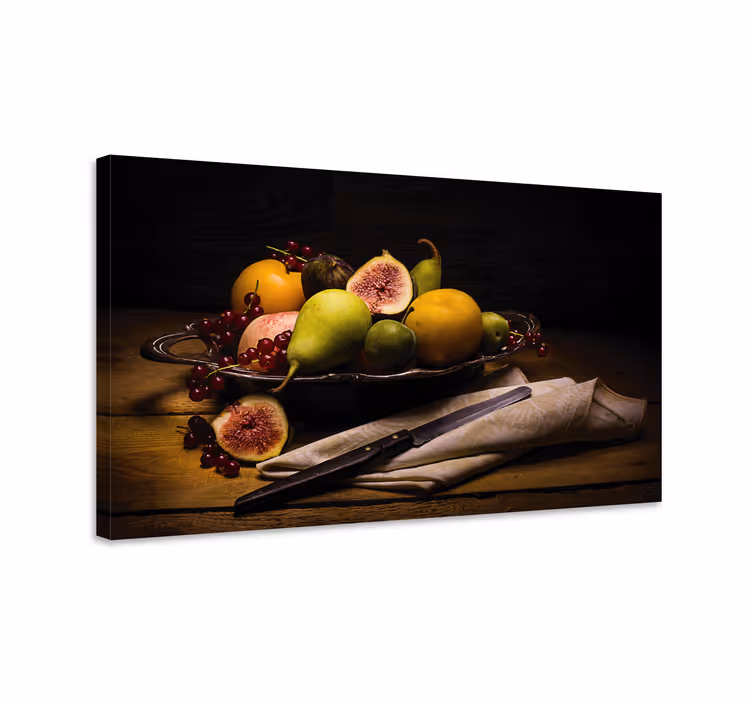 Dipinto con frutta e natura morta composizione di frutta - TenStickers