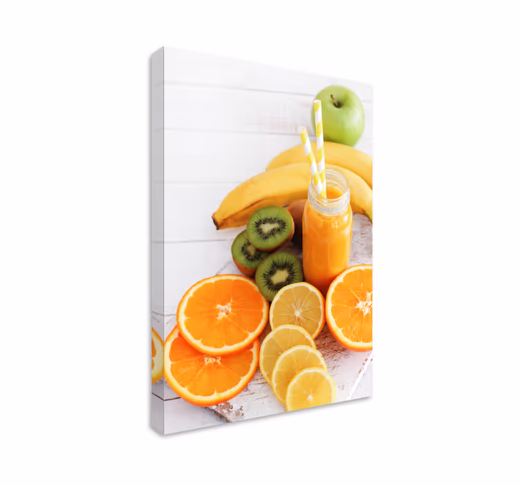 Dipinto con frutta e natura morta medley di agrumi - TenStickers