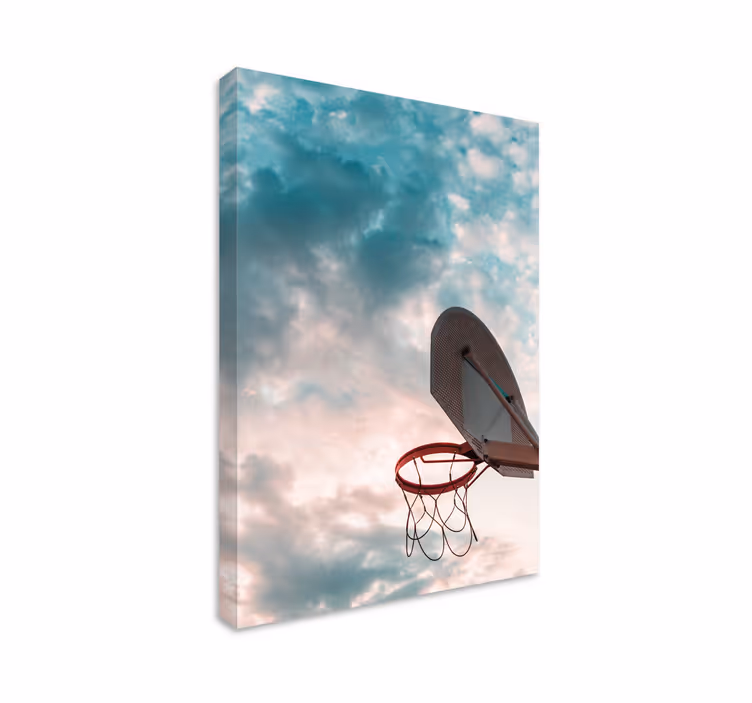 Quadri sportivi silhouette di canestro da basket - TenStickers