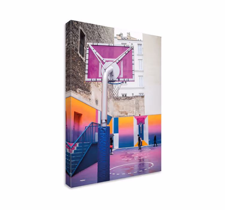 Quadri sportivi campo da basket urbano - TenStickers