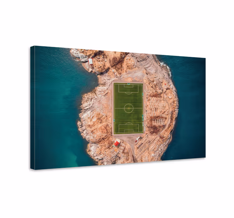 Quadri sportivi campo da calcio aereo - TenStickers