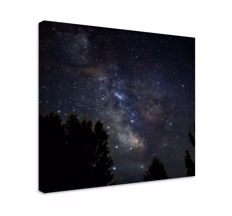 Dipinto di paesaggio notturno celestiale - TenStickers
