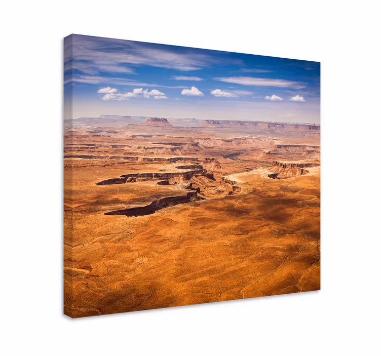 Dipinto di paesaggio vista del canyon del deserto - TenStickers