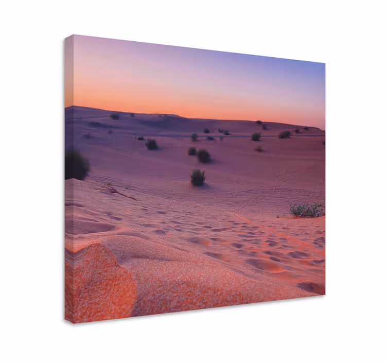 Dipinto di paesaggio serenità delle dune desertiche - TenStickers