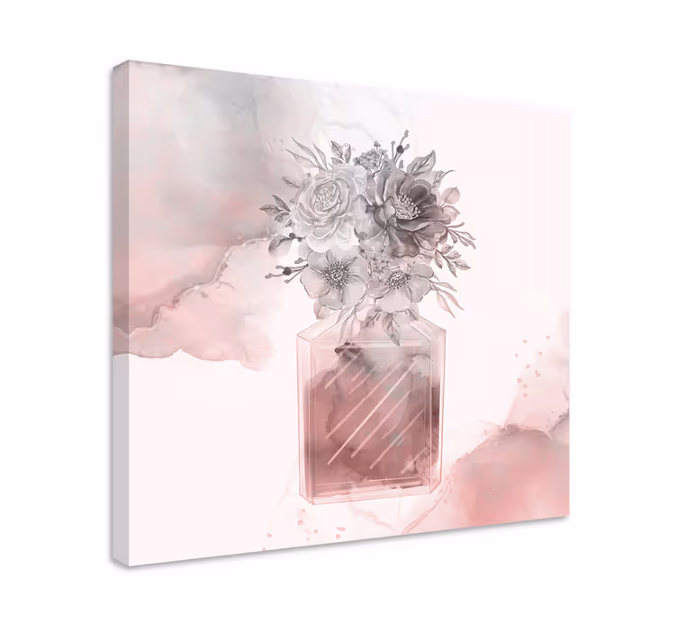 Dipinto con fiori e piante vaso per composizioni floreali - TenStickers