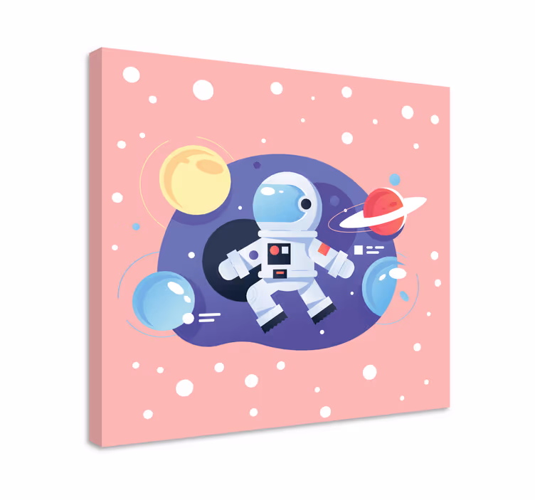 Quadro videogioco esploratore di avventure spaziali - TenStickers