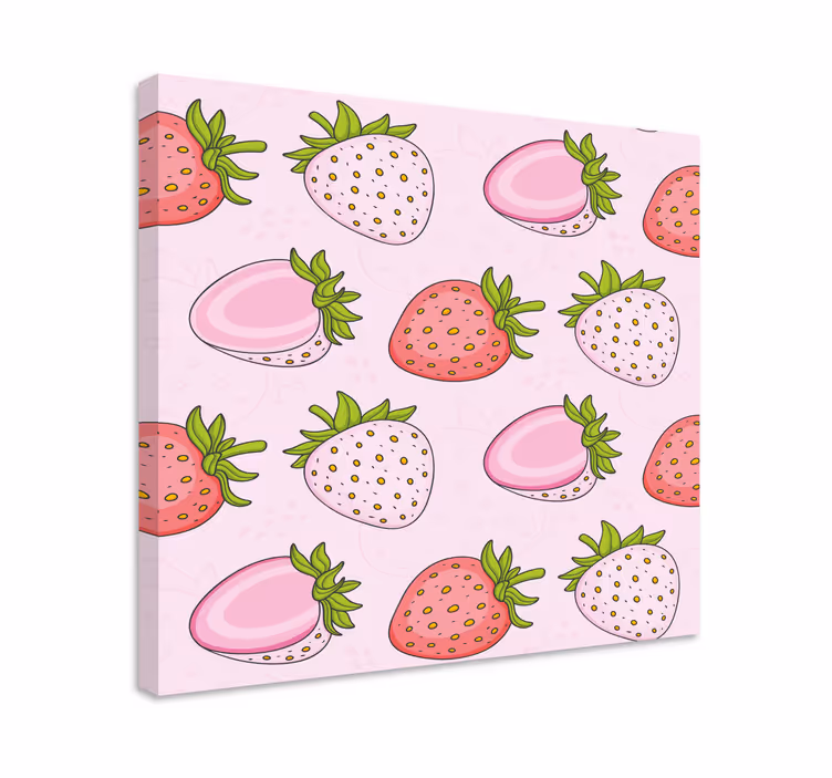 Dipinto con frutta e natura morta delizia di fragole - TenStickers