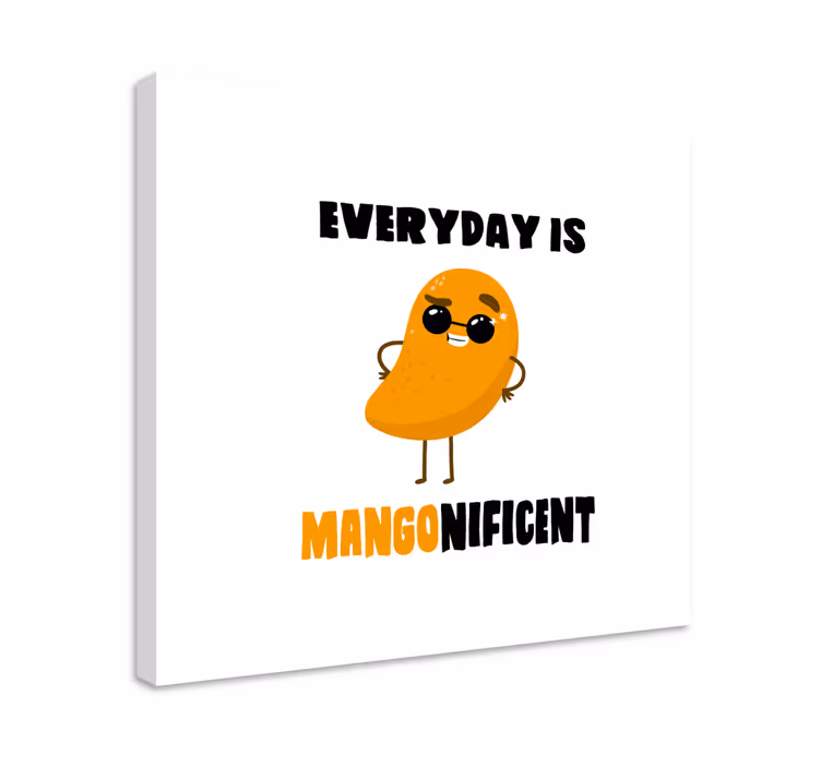 Dipinto con frutta e natura morta divertimento mango - TenStickers