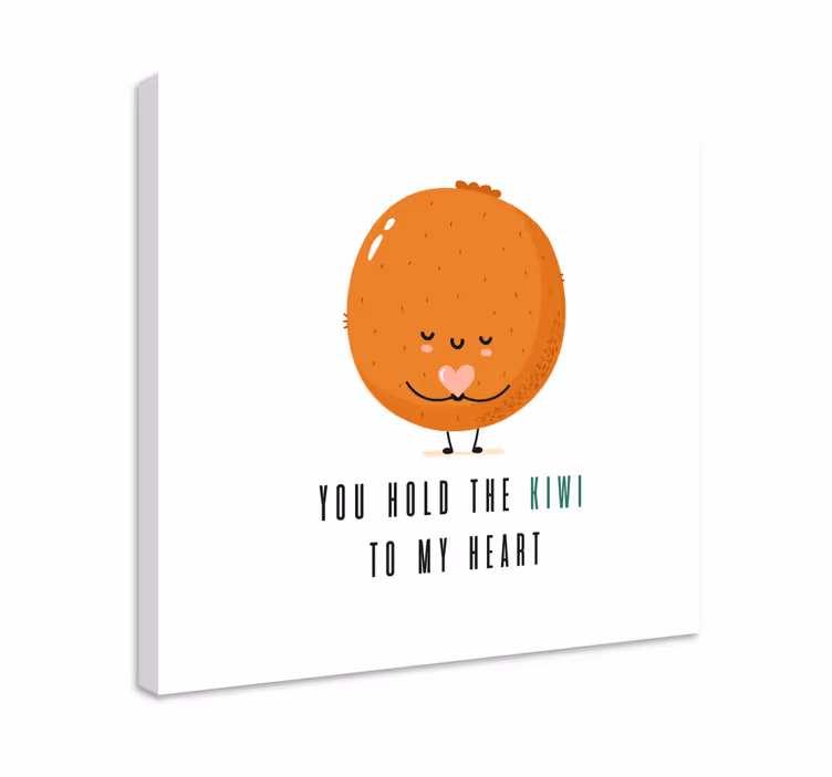 Dipinto con frutta e natura morta kiwi carino - TenStickers
