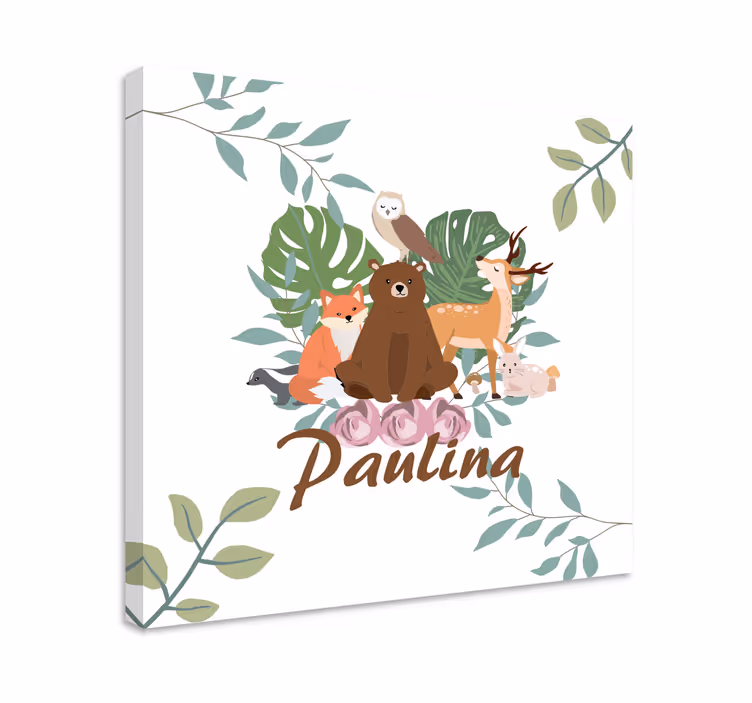 Cornice quadro con animali e insetti raduno di animali - TenStickers