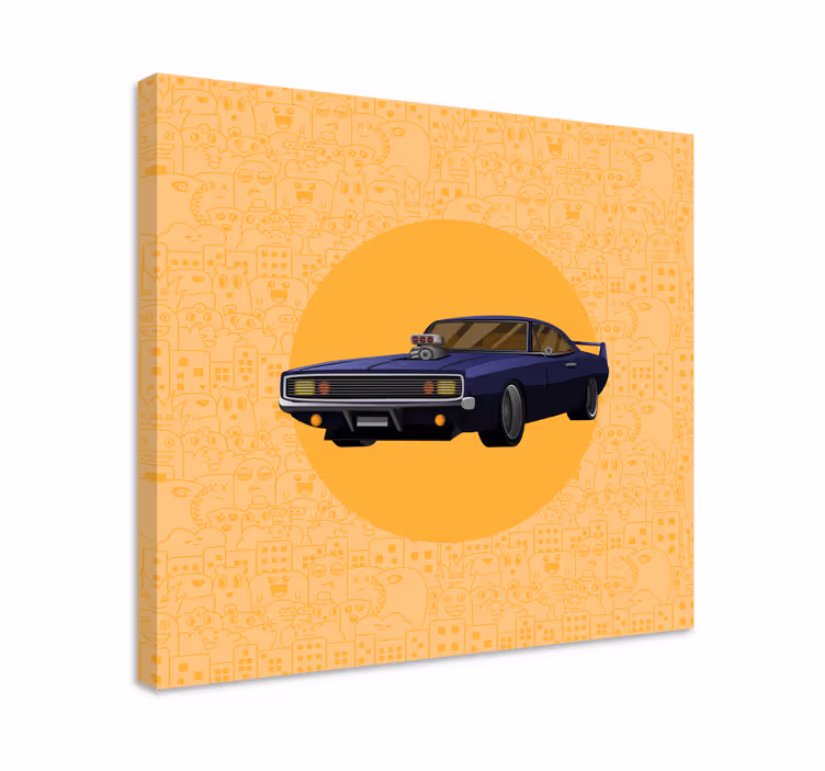 Quadro videogioco auto sportive classiche - TenStickers