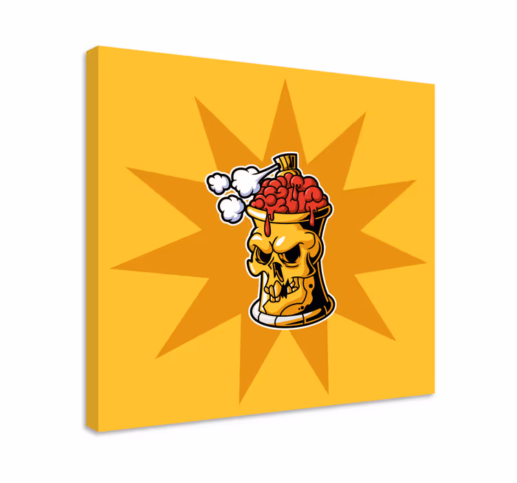 Altri quadri contenitore del cranio e del cervello - TenStickers