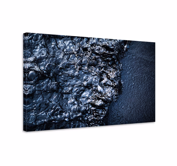 Cornice quadro ornamentale superficie nera testurizzata - TenStickers