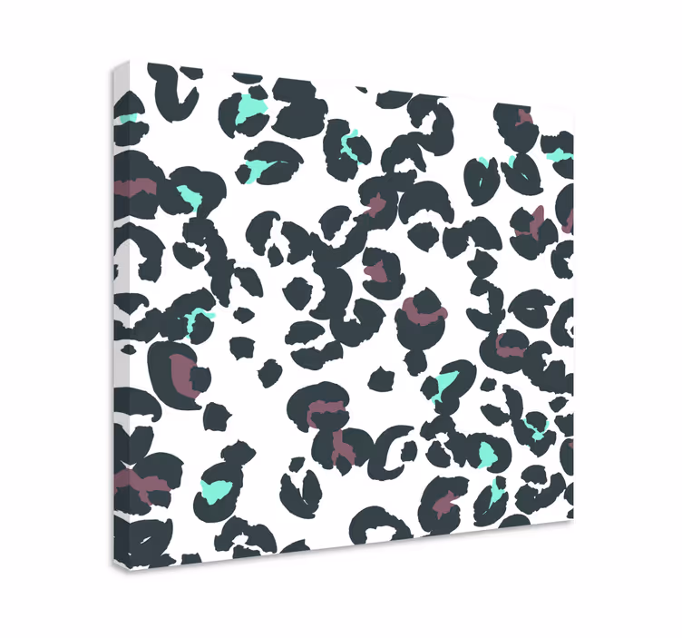 Cornice quadro con animali e insetti motivo leopardato - TenStickers