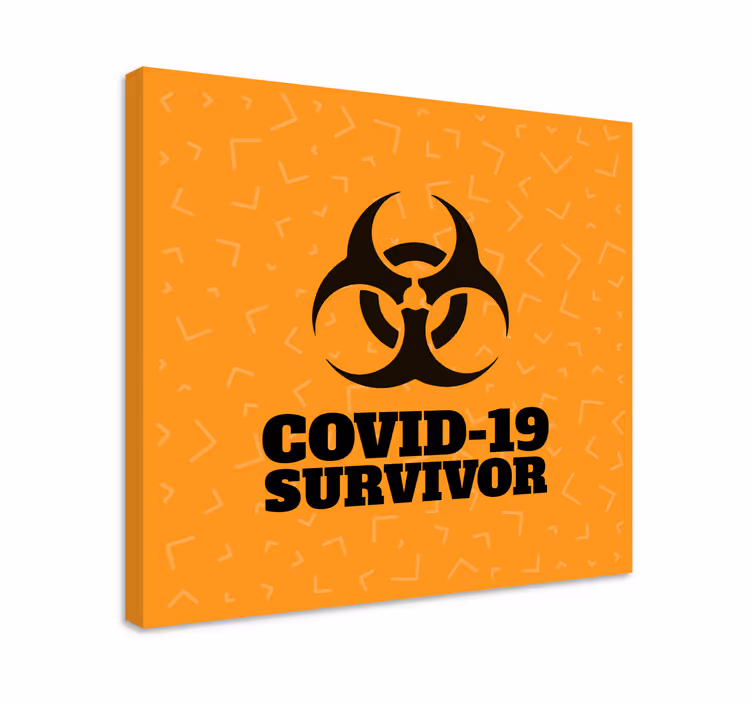 Dipinto con frase dichiarazione di sopravvivenza - TenStickers