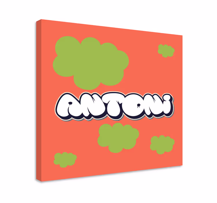 Dipinto con alfabeto e lettere stile giocoso - TenStickers