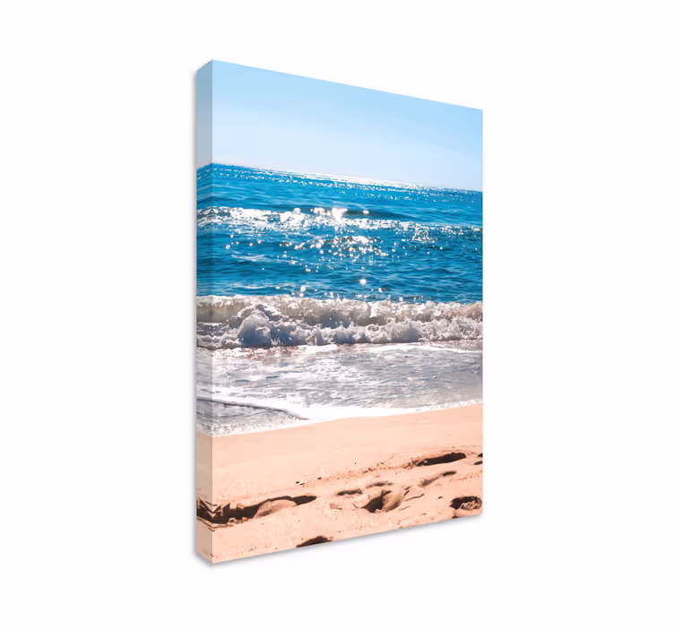 Dipinto di paesaggio serenità costiera - TenStickers