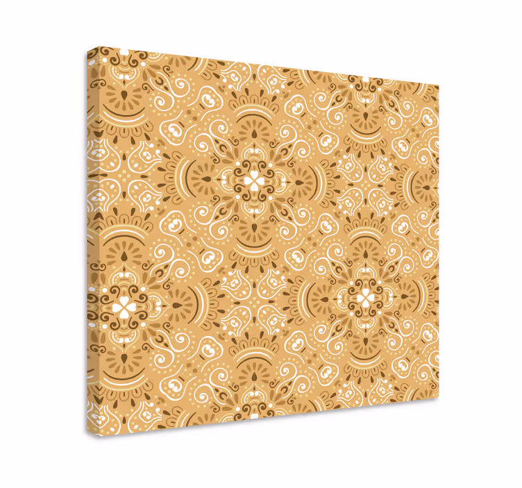 Cornice quadro ornamentale motivo naturale intricato - TenStickers