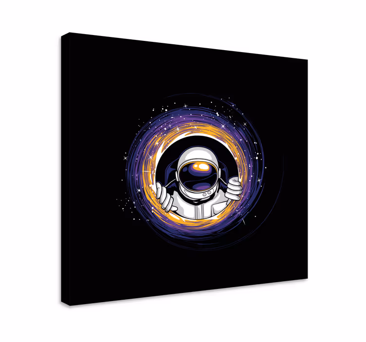 Quadro videogioco abbraccio astronauta portale - TenStickers