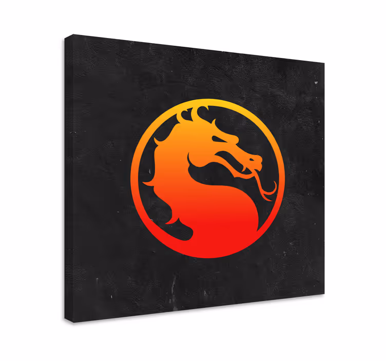 Quadro videogioco drago di mortal kombat - TenStickers