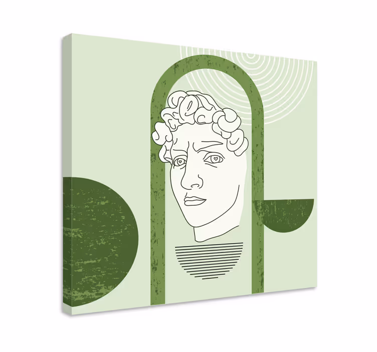 Arte dipinto figura umana stilizzata - TenStickers