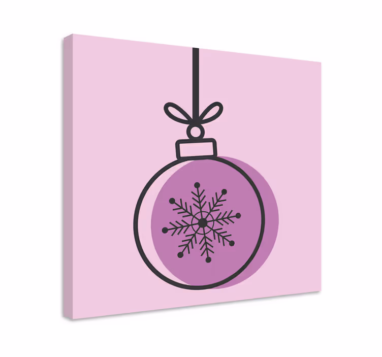 Quadri sportivi ornamento fiocco di neve - TenStickers