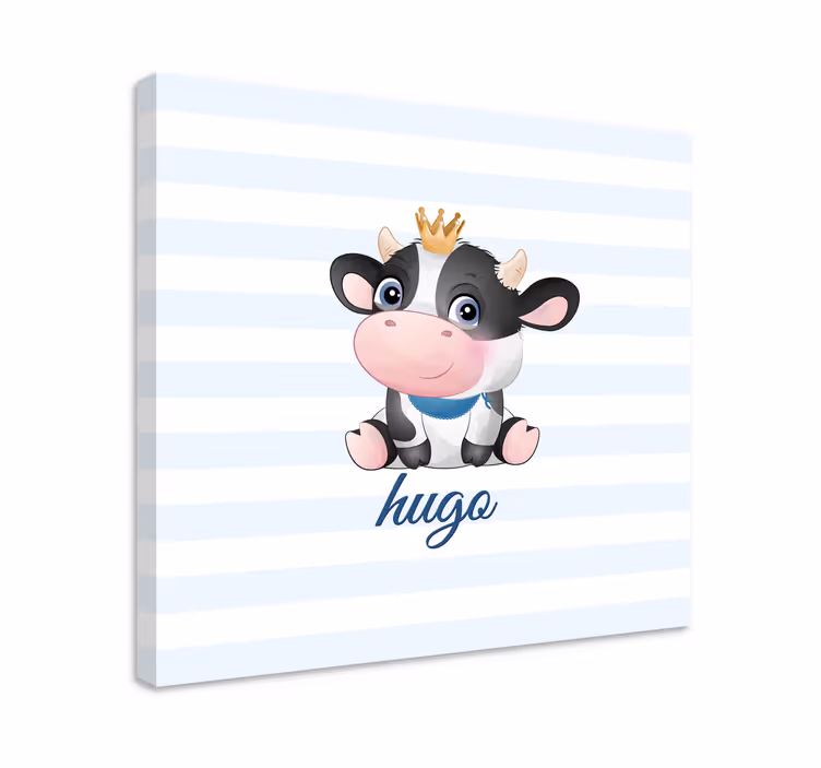 Cornice quadro con animali e insetti mucca regina carina - TenStickers
