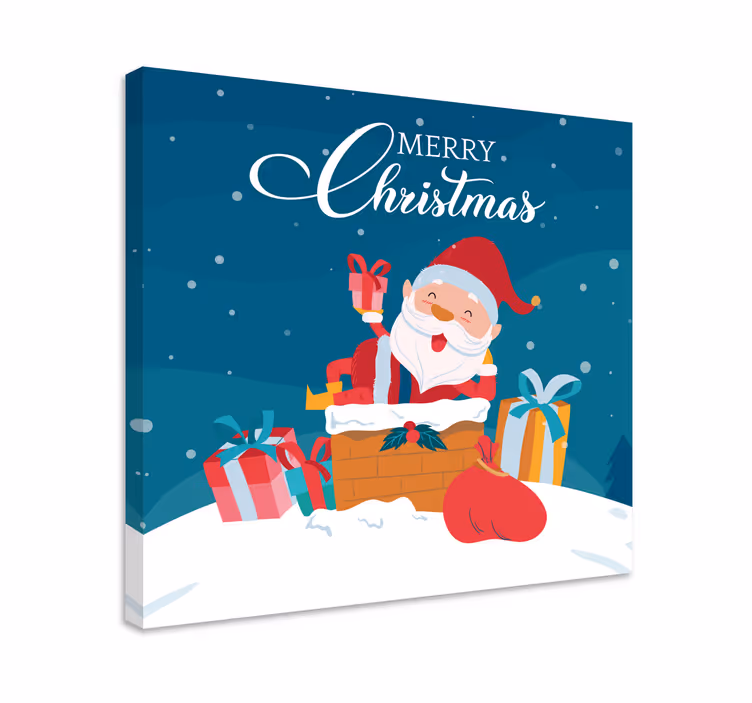 Dipinto città e paesi regali di santa - TenStickers