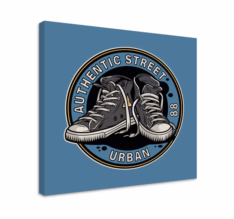 Quadri sportivi vibe sneakers urbane - TenStickers