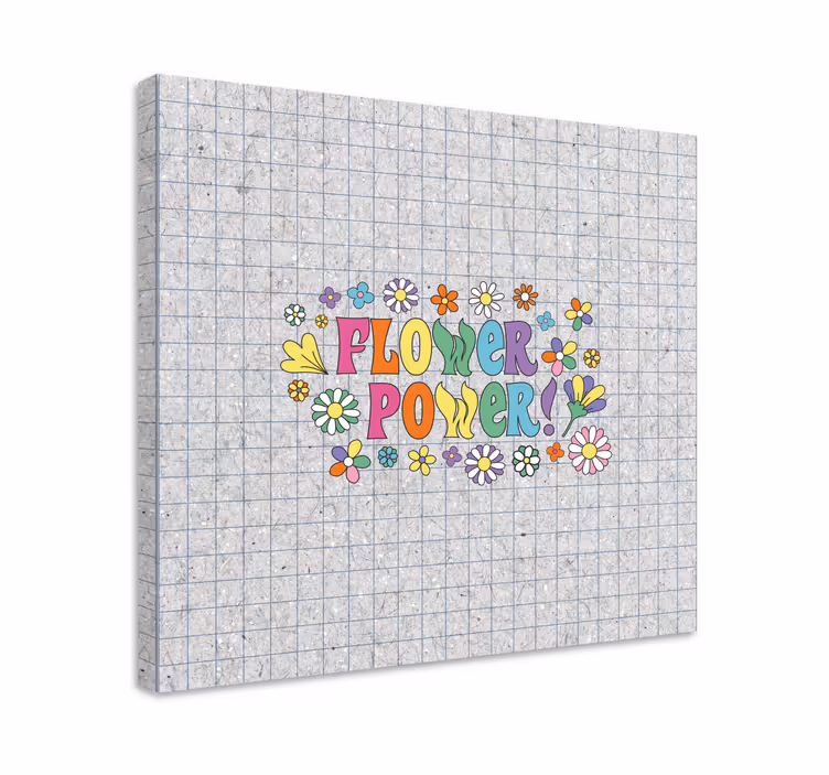 Dipinto con fiori e piante design a tutto fiore - TenStickers