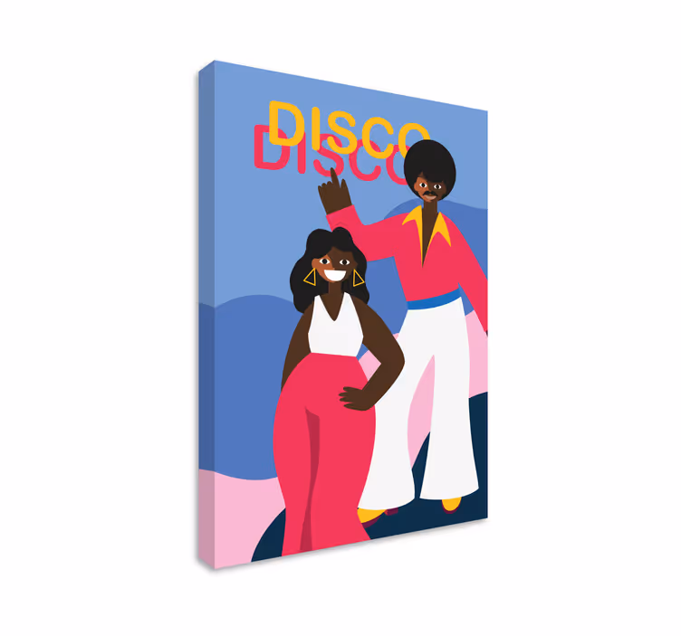 Quadri con persona e personaggi appassionati di disco - TenStickers
