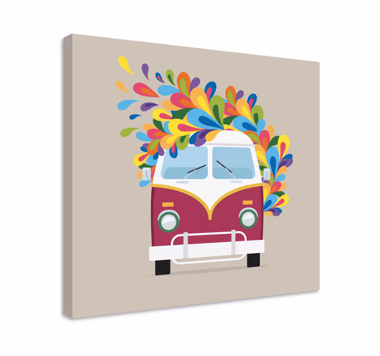 Quadro videogioco schizzo di veicoli retro - TenStickers