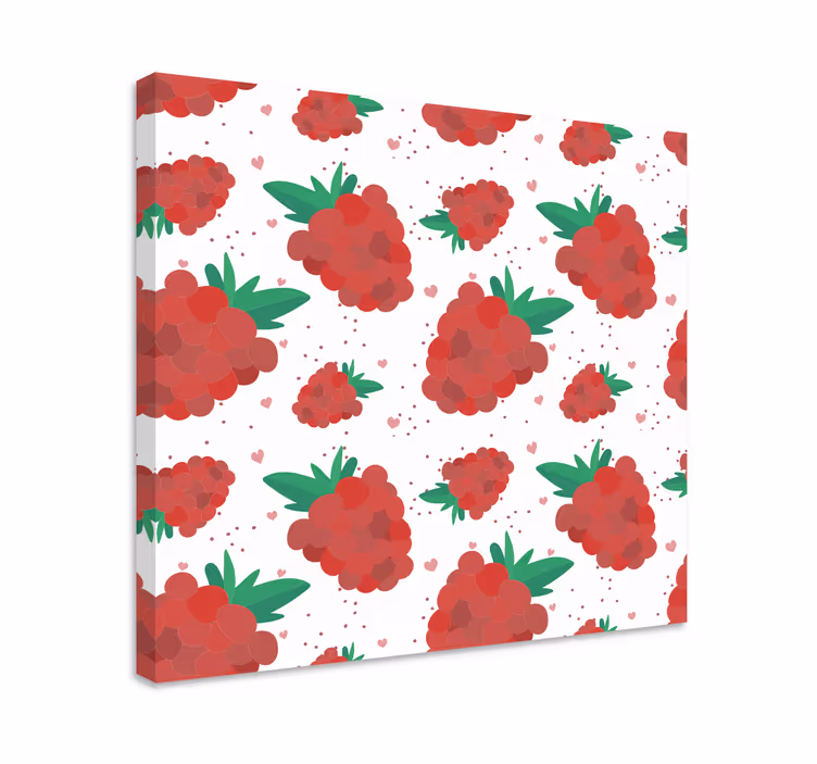 Dipinto con frutta e natura morta delizia al lampone - TenStickers