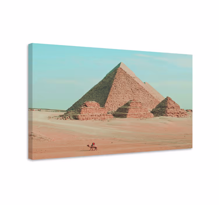 Dipinto città e paesi piramidi di giza - TenStickers