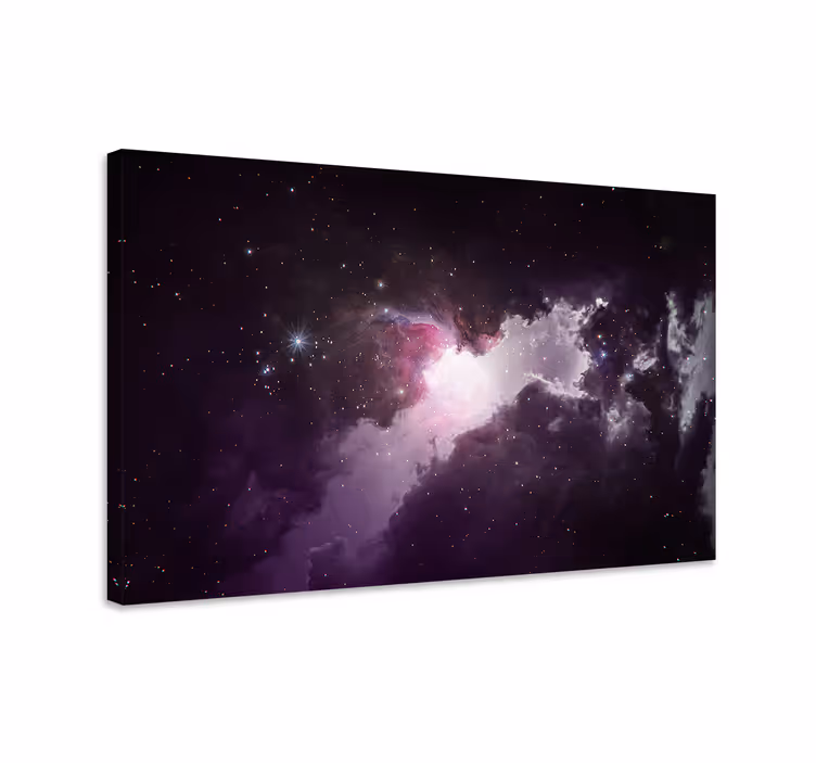 Dipinto di paesaggio scena di nebulosa cosmica - TenStickers