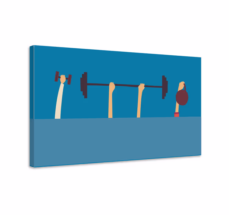Quadri sportivi attrezzature per il fitness - TenStickers