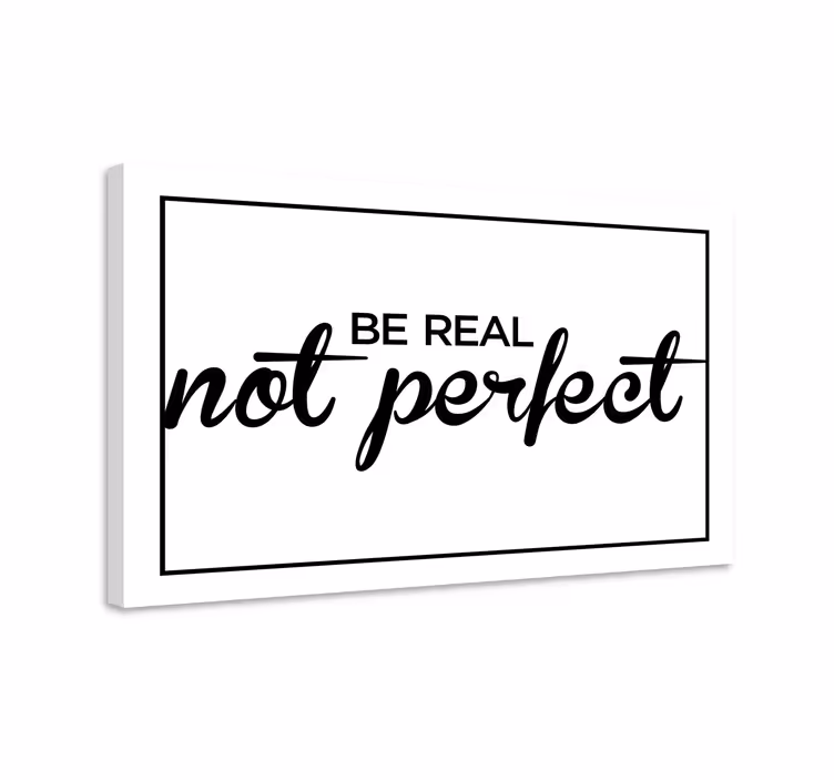 Dipinto con frase messaggio di autenticità - TenStickers