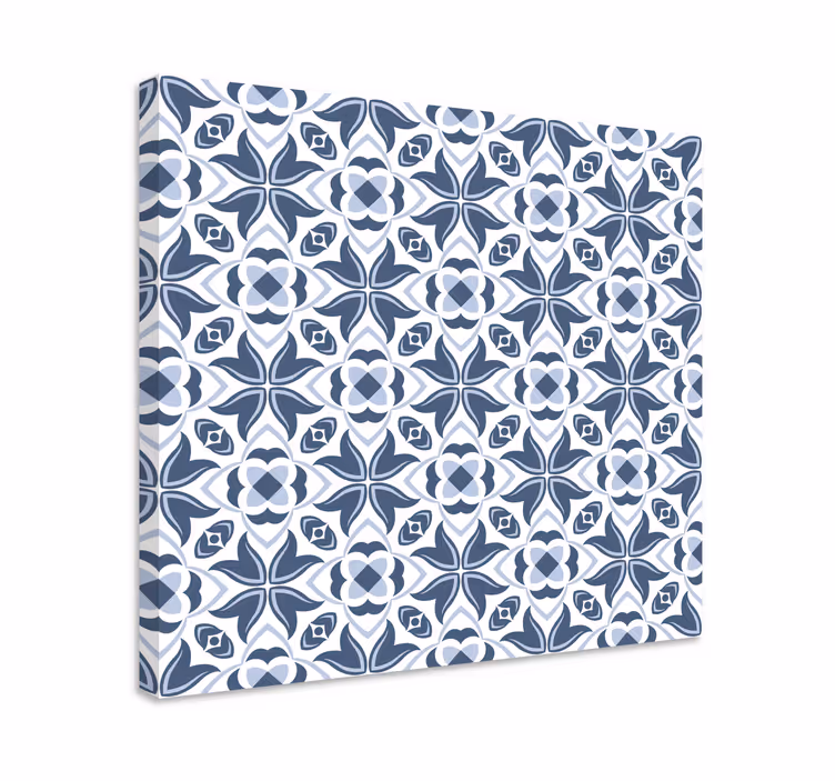 Cornice quadro ornamentale motivo floreale elegante - TenStickers