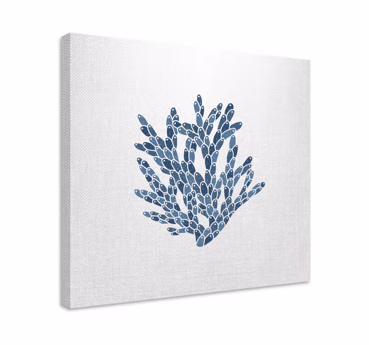 Dipinto con marinaio design di piante marine - TenStickers