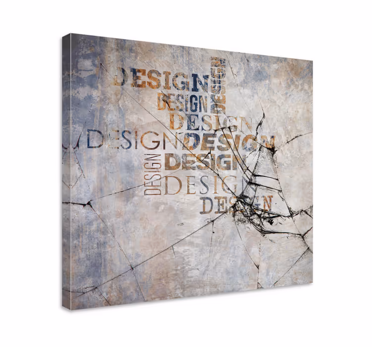 Dipinto con frase design testuale creativo - TenStickers