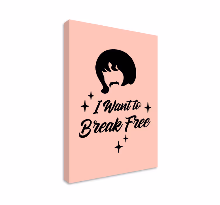 Dipinto con frase ispirazione frase iconica - TenStickers